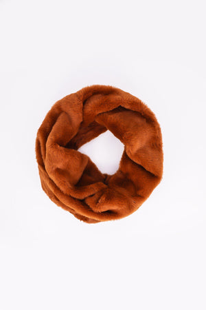 Carraig Donn Faux Fur Snood in Tan