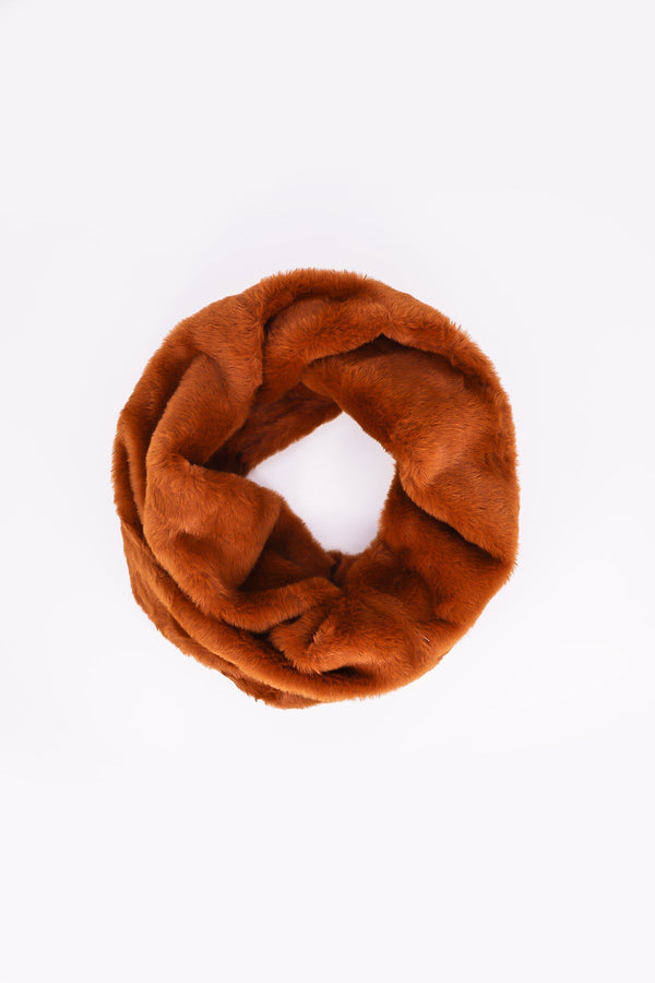 Carraig Donn Faux Fur Snood in Tan