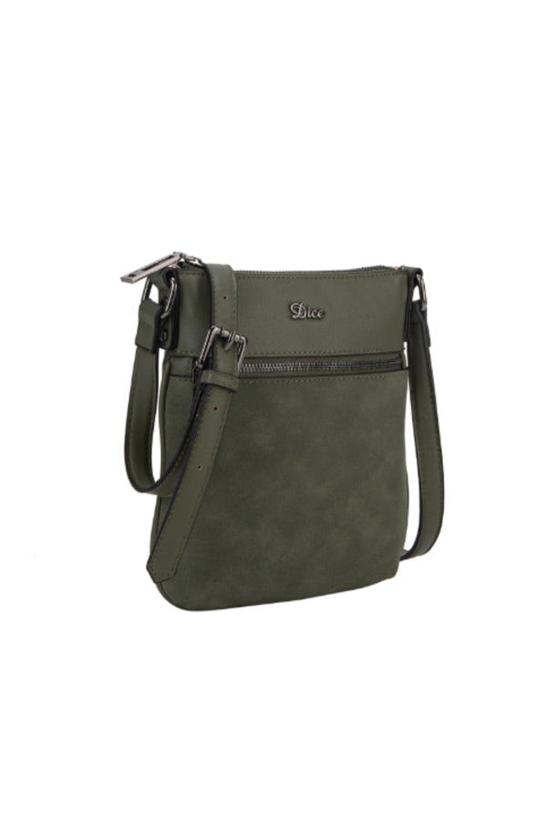 Carraig Donn Faye Crossbody Bag in Olive