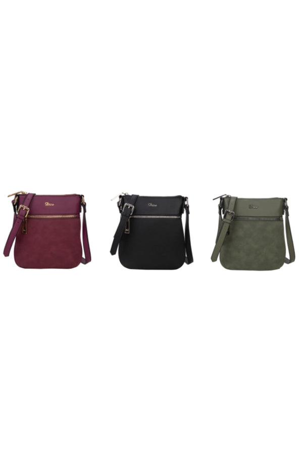 Carraig Donn Faye Crossbody Bag in Plum