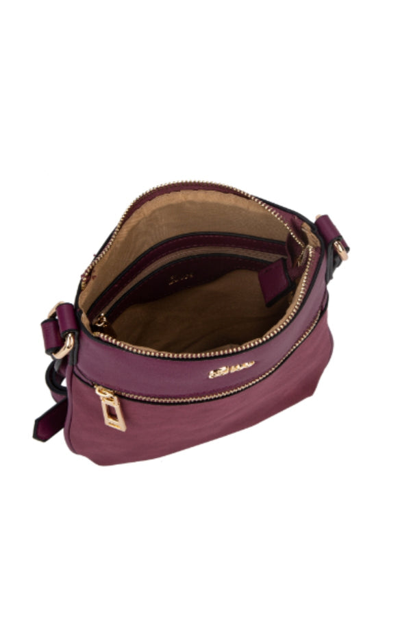 Carraig Donn Faye Crossbody Bag in Plum