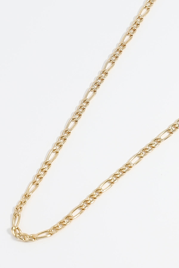 Carraig Donn Figaro Link Necklace in Gold