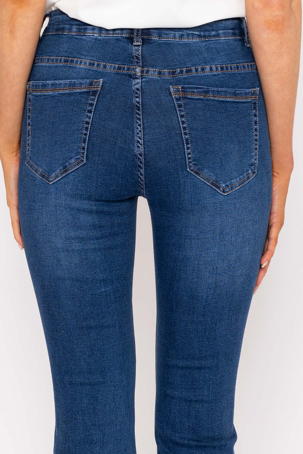 Carraig Donn Flare Denim Jeans in Indigo