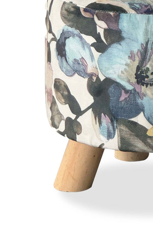 Carraig Donn Flower Pattern Footstool