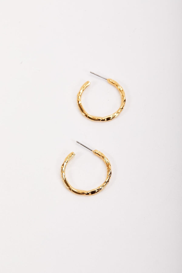 Carraig Donn Foil Open Hoop Earring