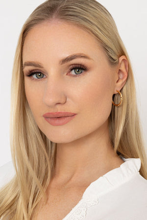 Carraig Donn Foil Open Hoop Earring