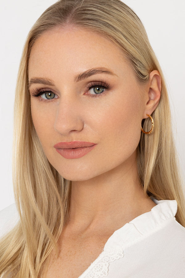 Carraig Donn Foil Open Hoop Earring