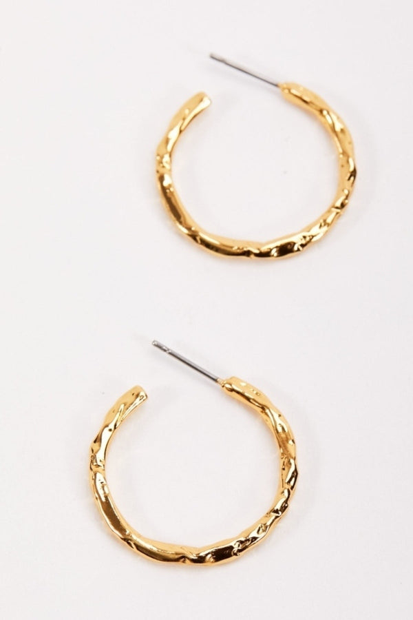 Carraig Donn Foil Open Hoop Earring