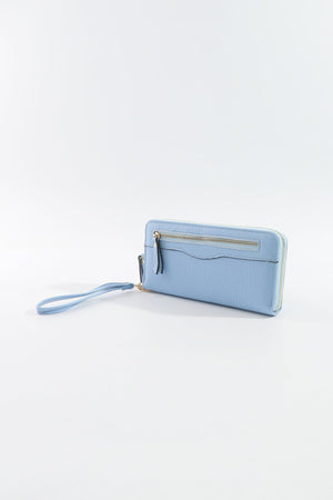 Carraig Donn Front Zip Purse in Blue