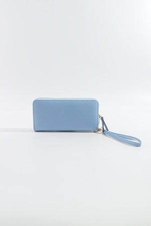 Carraig Donn Front Zip Purse in Blue