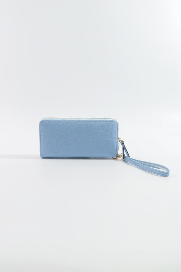 Carraig Donn Front Zip Purse in Blue