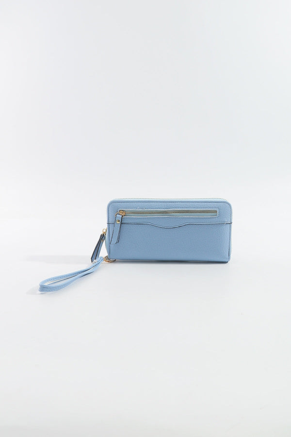 Carraig Donn Front Zip Purse in Blue