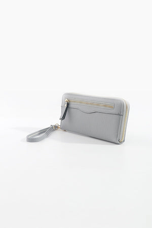Carraig Donn Front Zip Purse in Grey