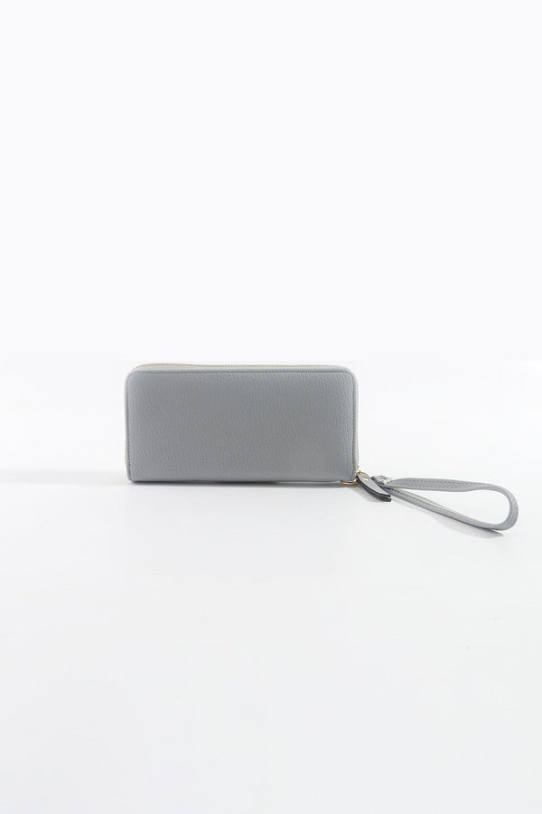 Carraig Donn Front Zip Purse in Grey
