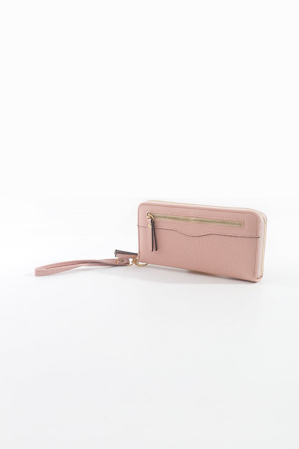 Carraig Donn Front Zip Purse in Pink
