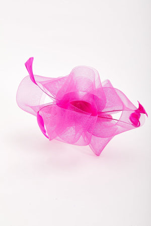 Carraig Donn Fuchsia Hairband Fascinator with Feathers