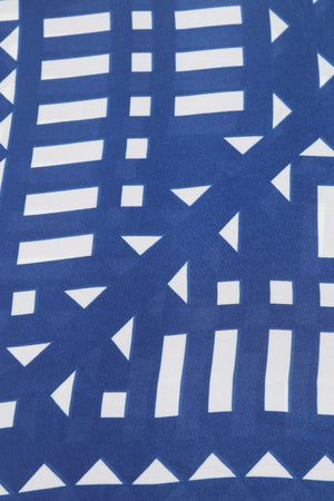 Carraig Donn Geo Neckerchief Scarf in Navy