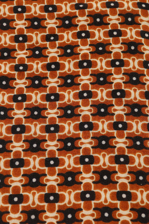 Carraig Donn Geo Print Scarf in Brown