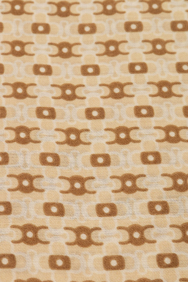 Carraig Donn Geo Print Scarf in Cream