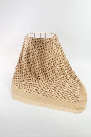 Carraig Donn Geo Print Scarf in Cream