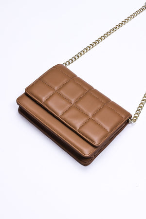 Carraig Donn Gift Boxed Crossbody Bag in Tan