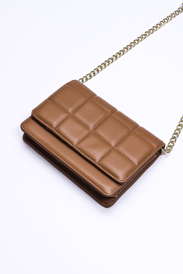 Carraig Donn Gift Boxed Crossbody Bag in Tan