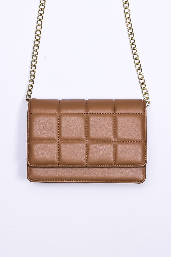 Carraig Donn Gift Boxed Crossbody Bag in Tan