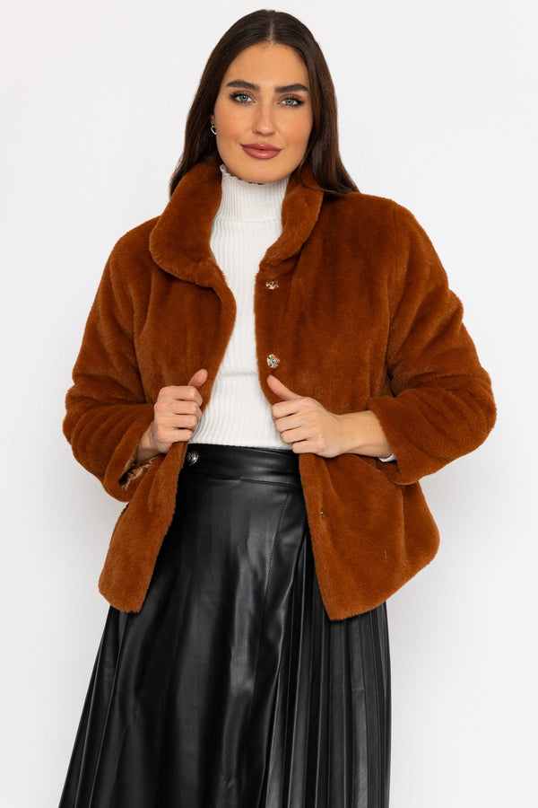 Carraig Donn Gigi Jacket in Brown