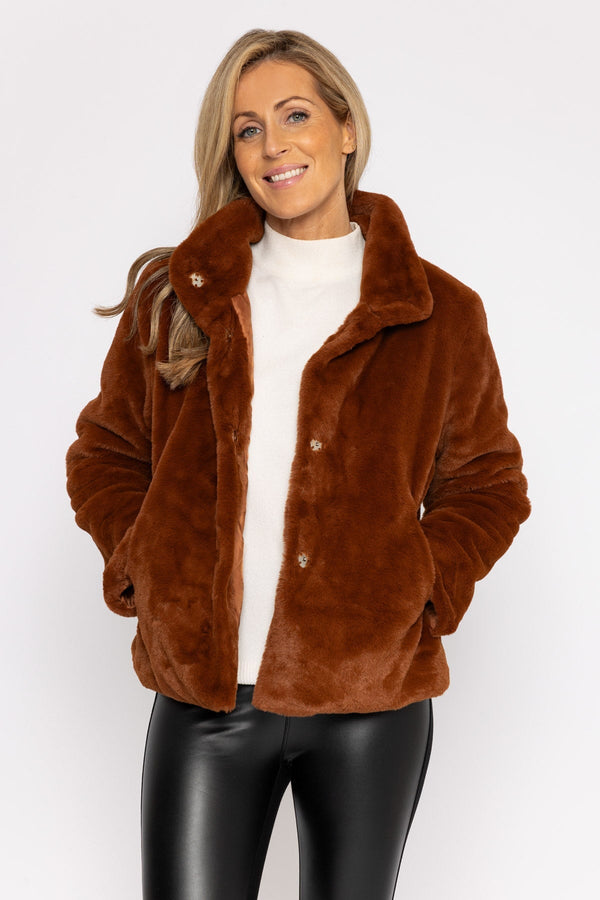 Carraig Donn Gigi Jacket in Brown