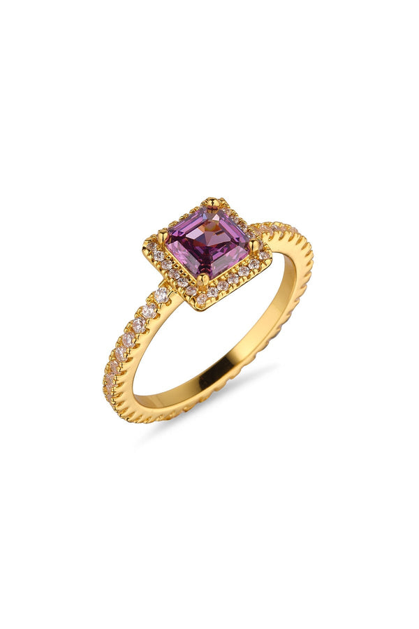 Carraig Donn Gold Amethyst Ring Size 7
