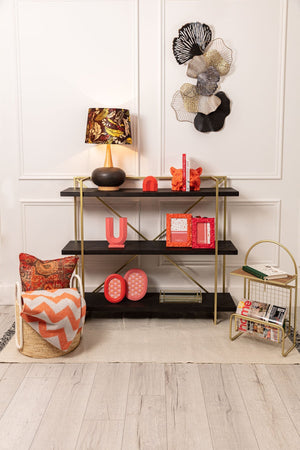 Carraig Donn Gold And Black Console Table