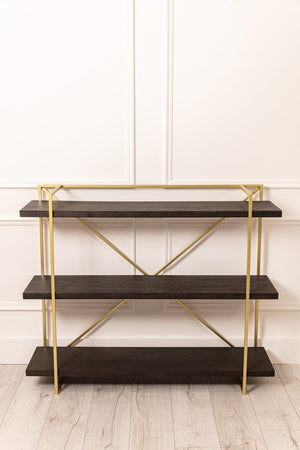 Carraig Donn Gold And Black Console Table