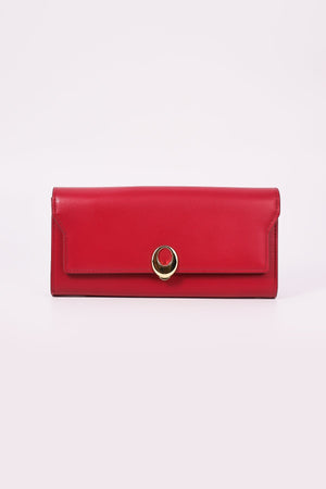 Carraig Donn Gold Clasp Purse in Red