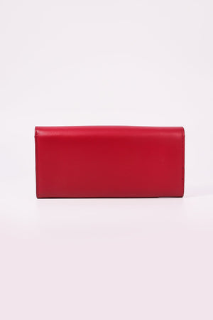 Carraig Donn Gold Clasp Purse in Red
