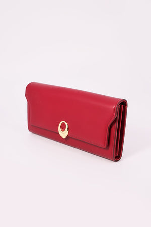 Carraig Donn Gold Clasp Purse in Red