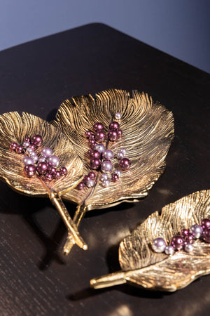 Carraig Donn Gold Double Feather Platter