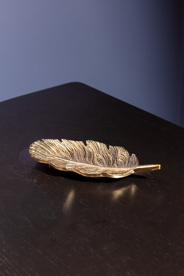 Carraig Donn Gold Feather Platter