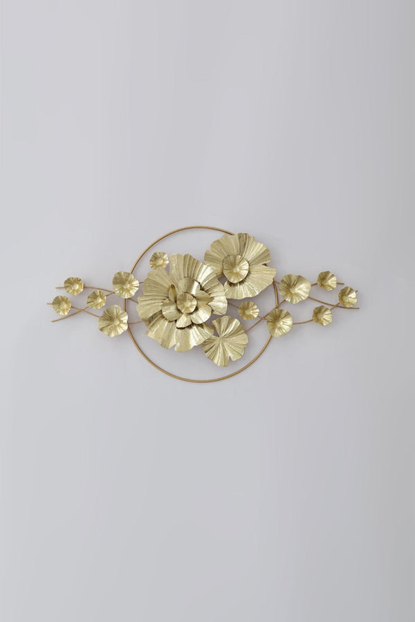 Carraig Donn Gold Floral 3D Wall Decor