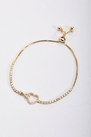 Carraig Donn Gold Heart Bracelet