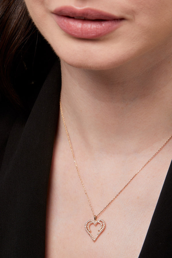 Carraig Donn Gold Hidden Heart Necklace