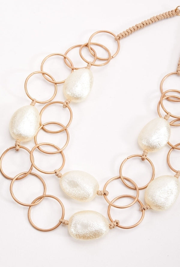 Carraig Donn Gold Link Necklace