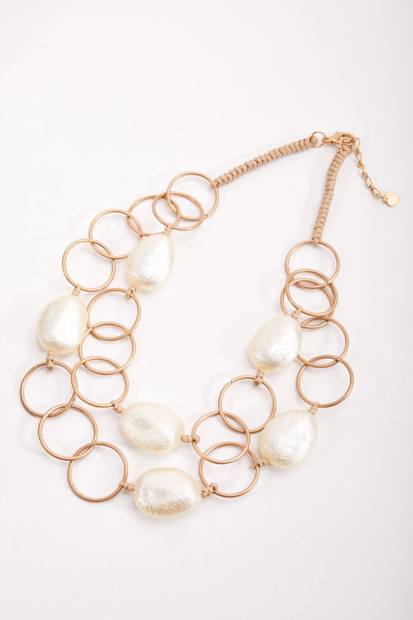 Carraig Donn Gold Link Necklace