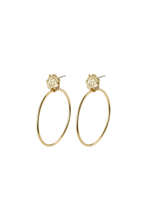 Carraig Donn Gold Plated Hoop Earrings