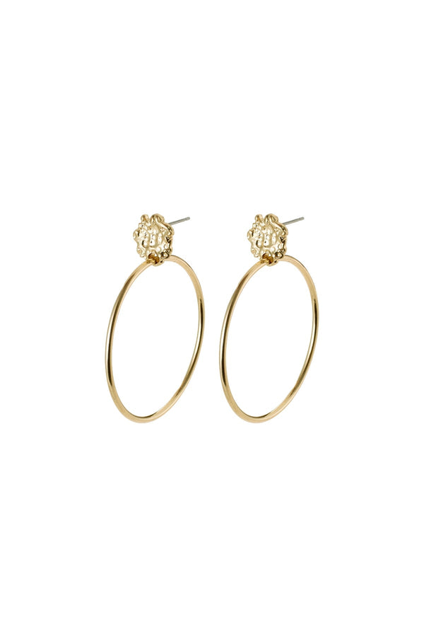 Carraig Donn Gold Plated Hoop Earrings