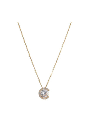 Carraig Donn Gold Solitaire Pendant