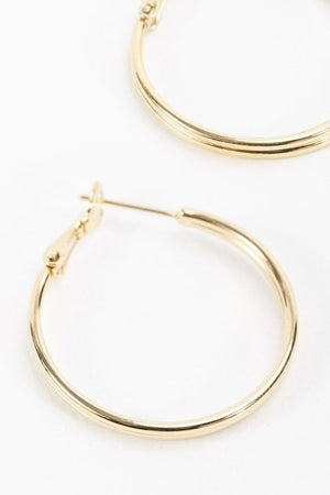 Carraig Donn Gold Tone Hoop Earrings
