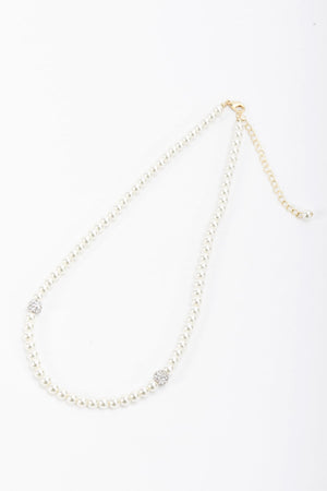 Carraig Donn Gold Tone Pearl Necklace