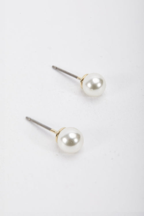 Gold Tone Stud Earring