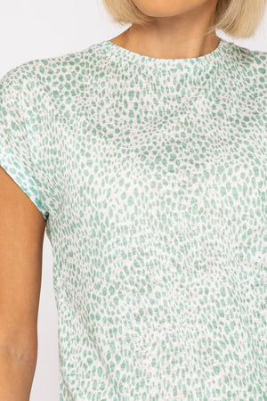 Carraig Donn Green Animal Print T-Shirt