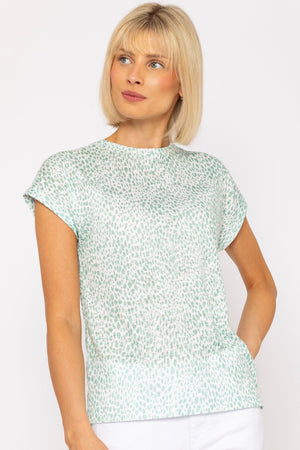 Carraig Donn Green Animal Print T-Shirt